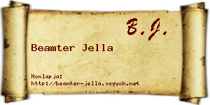 Beamter Jella névjegykártya